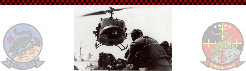 UH-1E HML-167-checkerbanner