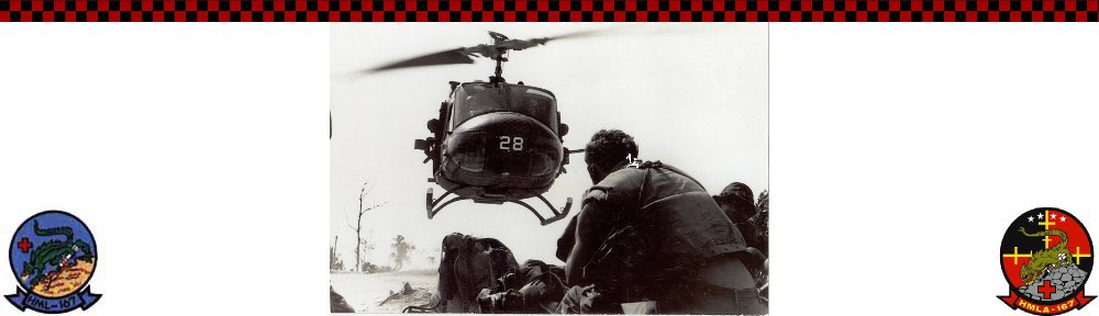 UH-1E HML-167-checkerbanner3